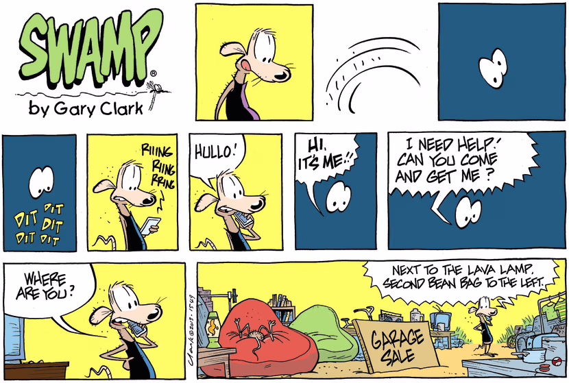 Swamp Cartoon - I Need Help ComicMay 5, 2013