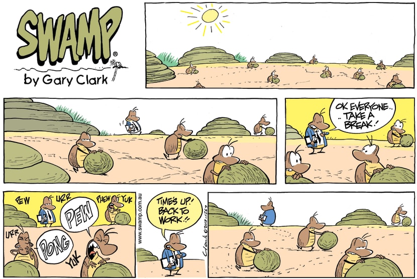 Swamp Cartoon - Work Schedule ComicSeptember 1, 2013