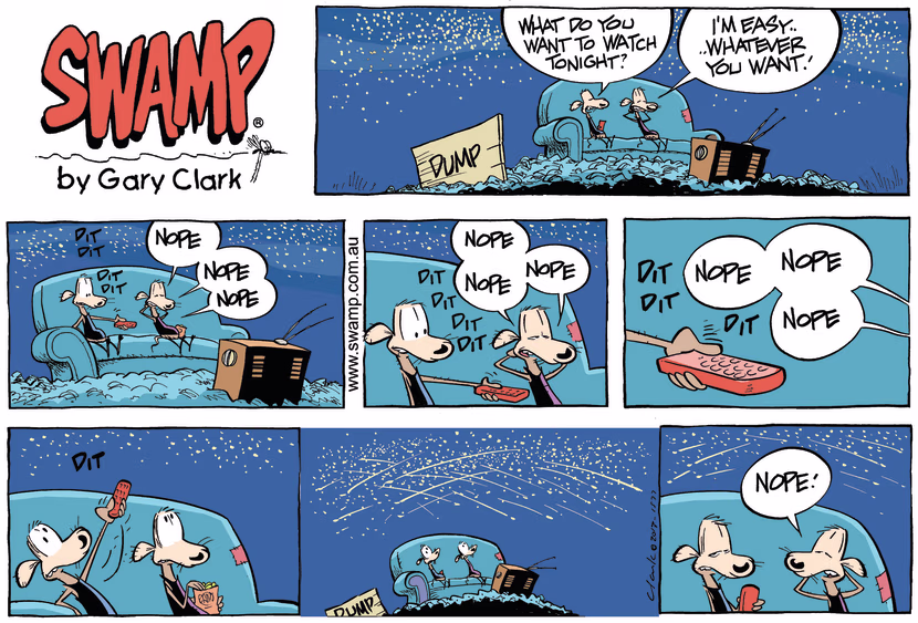 Swamp Cartoon - I’m Easy ComicNovember 10, 2013