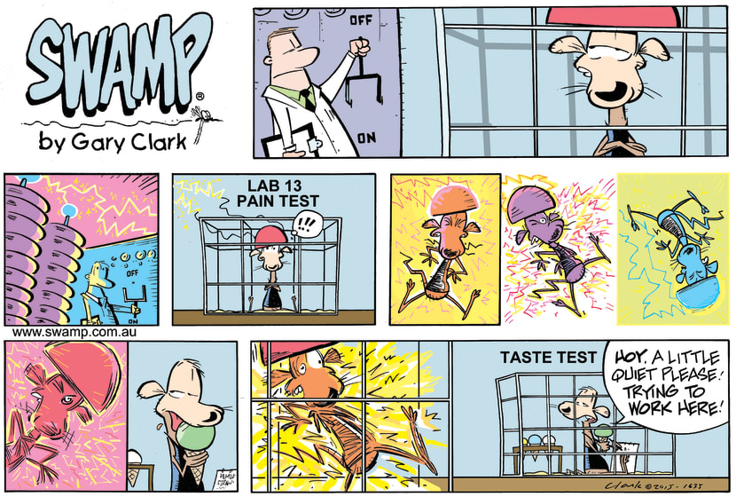 Swamp Cartoon - Lab Rat Testing ComicApril 12, 2015