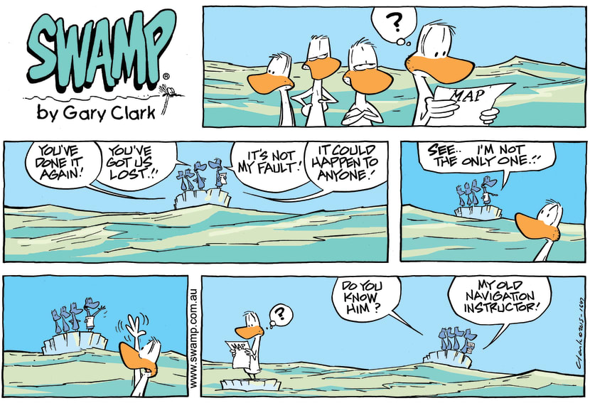 Swamp Ducks Lost at Sea Comic - Swamp Cartoons