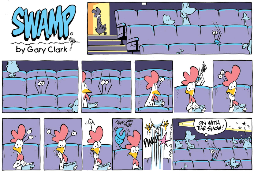 Swamp Cartoon - Bob Crayfish Movies ComicOctober 18, 2015