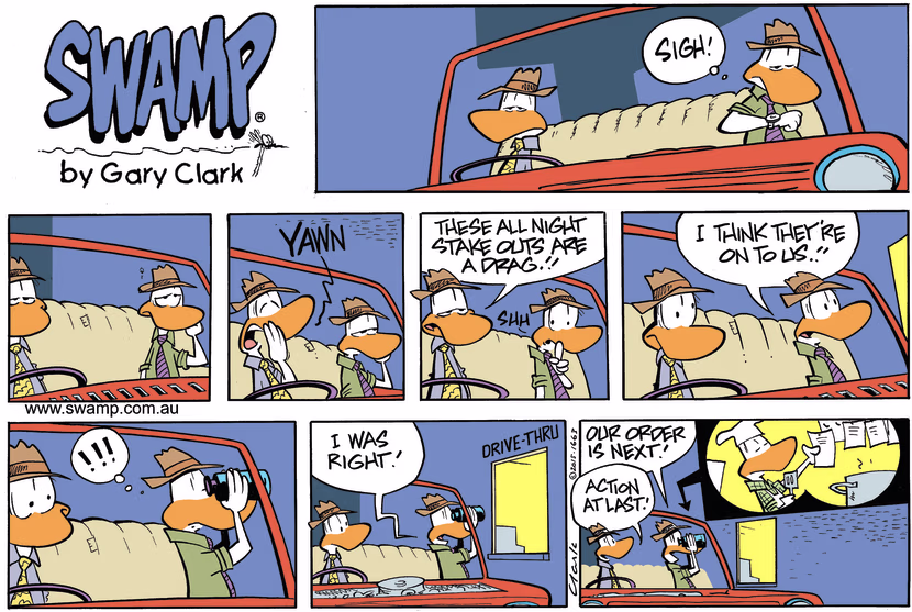 Swamp Cartoon - Poultry Squad Order ComicNovember 1, 2015