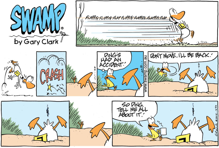 Swamp Cartoon - Ding Duck Coffee ComicMay 8, 2016