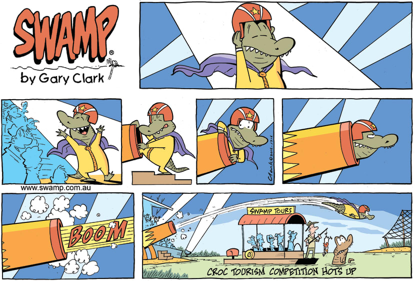 Swamp Cartoon - Tour Boat Competition ComicNovember 6, 2016