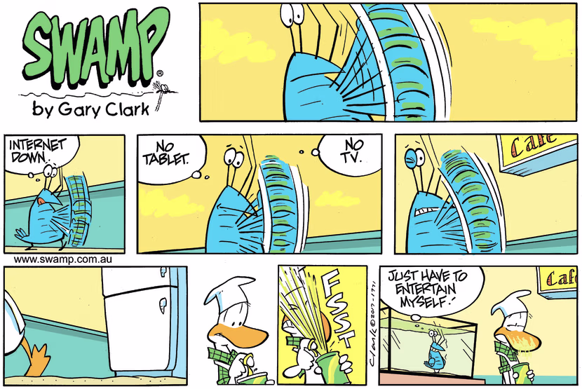 Swamp Cartoon - Bob Crayfish Entertainment ComicDecember 3, 2017