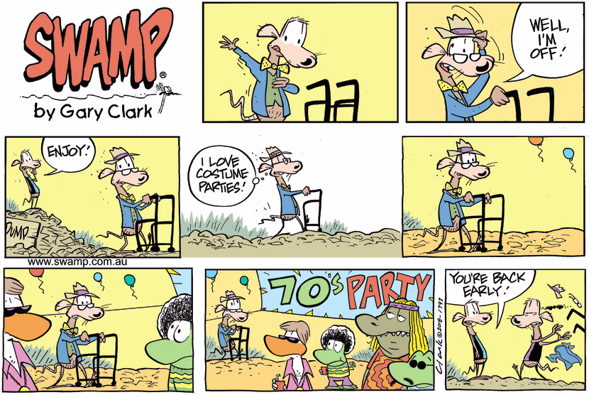 Swamp Cartoon - Chives Rat Party ComicMay 6, 2018