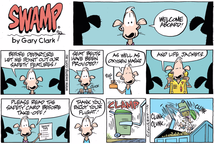 Swamp Cartoon - Swamp Rats FlightOctober 27, 2024