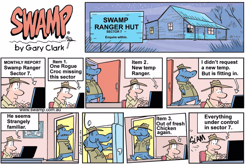 Swamp Cartoon - Swamp Ranger Hut ComicOctober 28, 2018