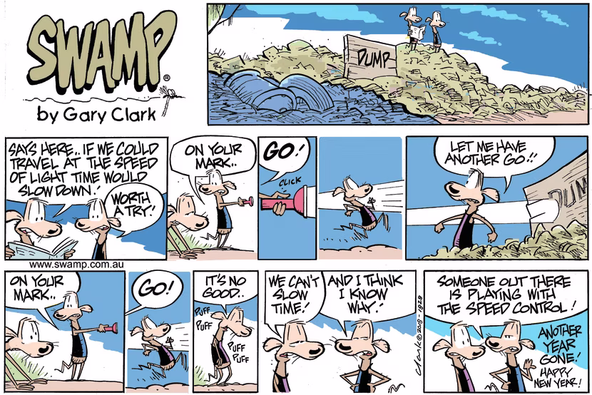 Swamp Cartoon - Swamp Rats Light ComicJanuary 6, 2019