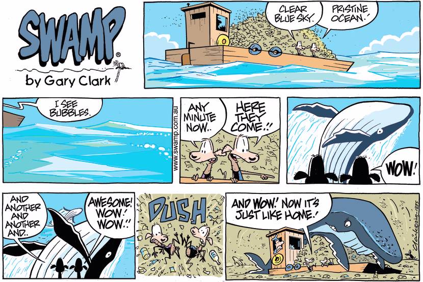Swamp Cartoon - Swamp Rats Whale ComicFebruary 24, 2019