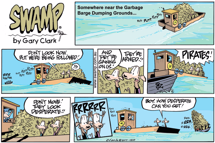 Swamp Cartoon - Swamp Rats Hold Up ComicMarch 24, 2019