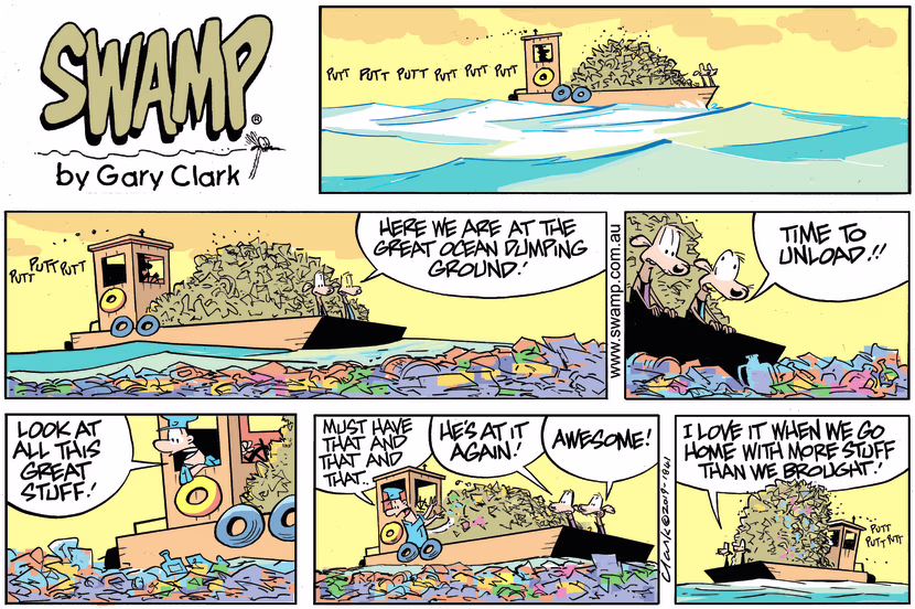 Swamp Cartoon - Swamp Rats Unload ComicApril 7, 2019