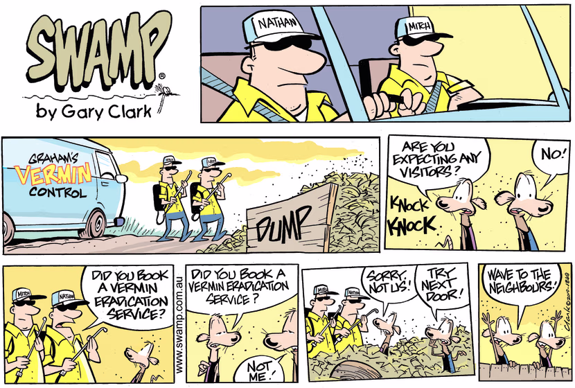 Swamp Cartoon - Swamp Rats Vermin EradicationJune 2, 2019