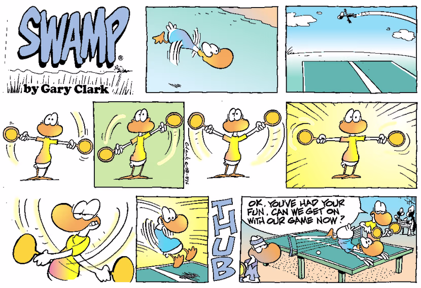Swamp Cartoon - Prepare For LandingJanuary 1, 1999