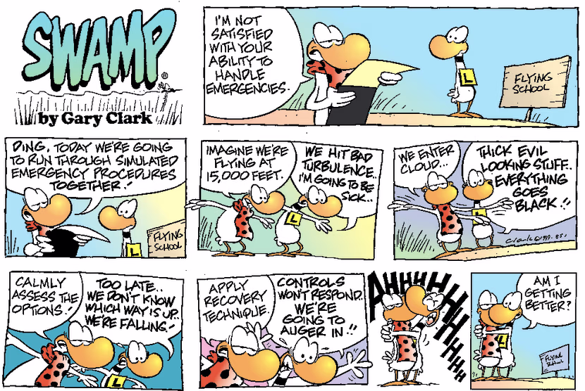 Swamp Cartoon - SimulationOctober 31, 1999