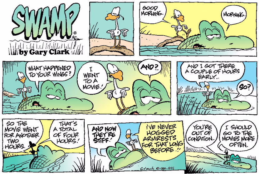Swamp Cartoon - Stiff WingsDecember 5, 1999