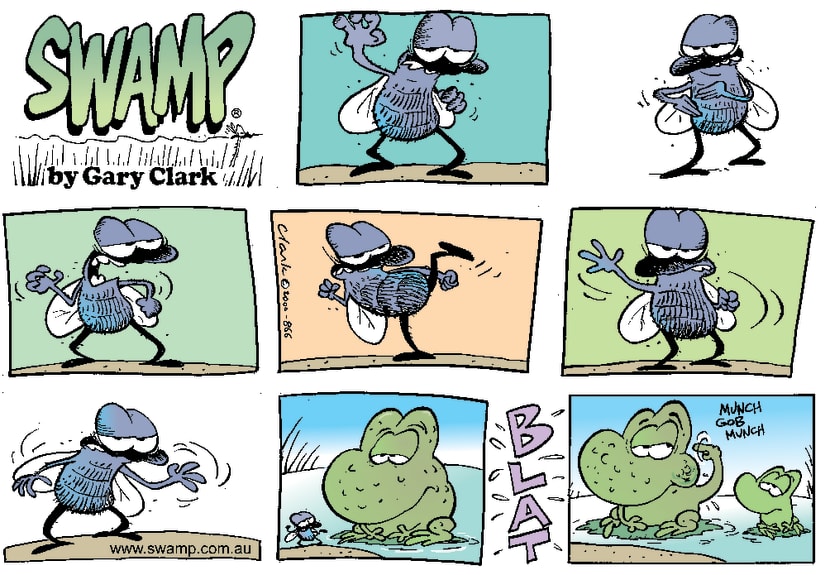 Swamp Cartoon - Martial Art FlyFebruary 13, 2000