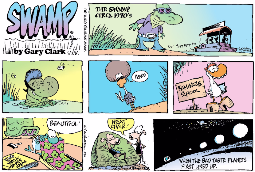 Swamp Cartoon - GroovyMay 21, 2000