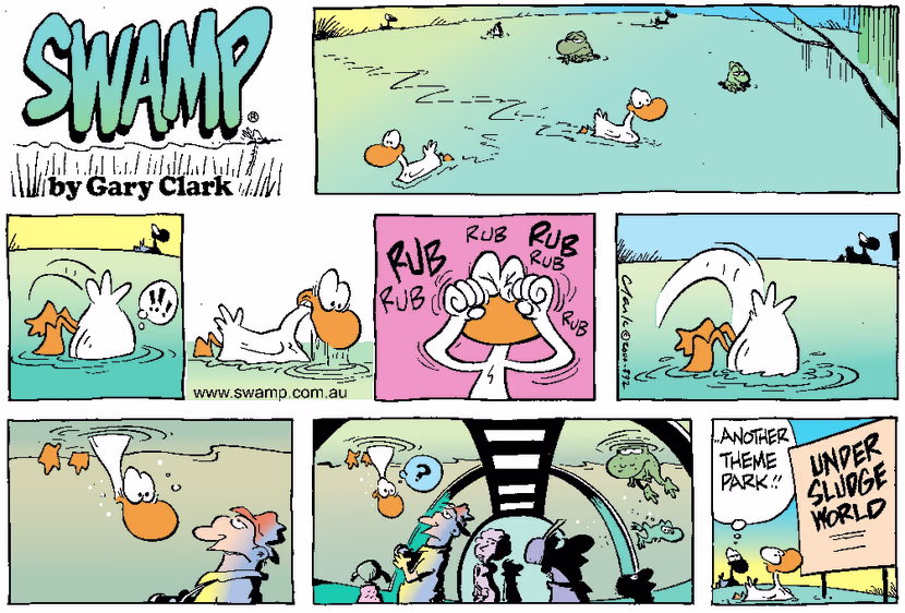 Swamp Cartoon - Another Theme ParkAugust 13, 2000