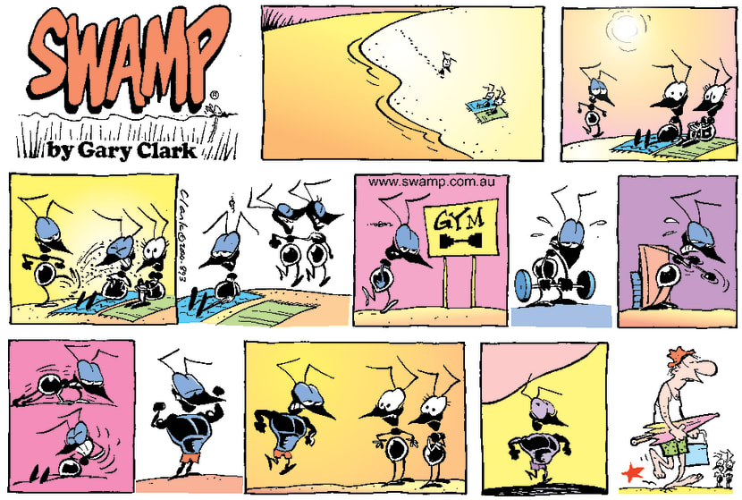 Swamp Cartoon - Ant LoveAugust 20, 2000