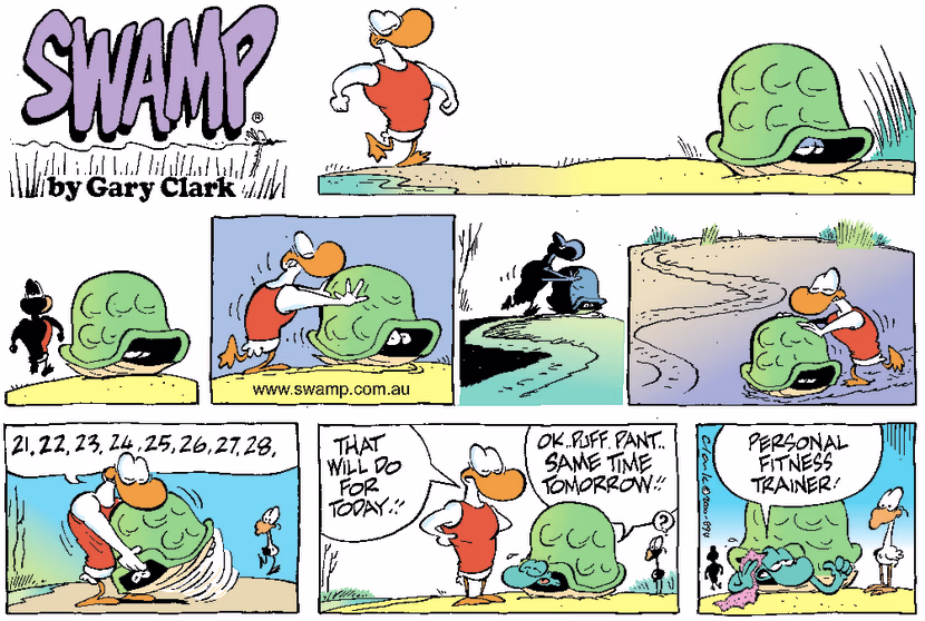 Swamp Cartoon - WorkoutAugust 27, 2000