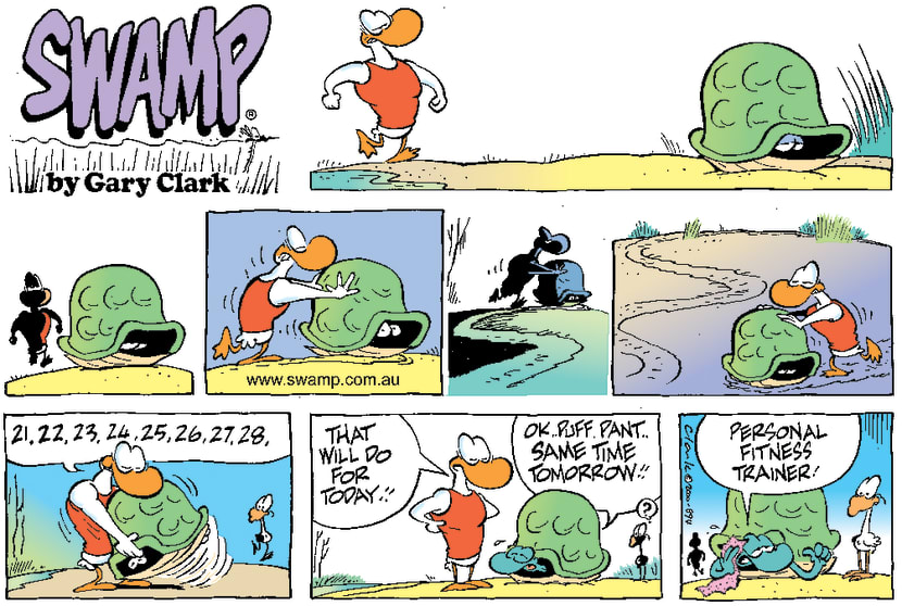 Swamp Cartoon - WorkoutAugust 27, 2000