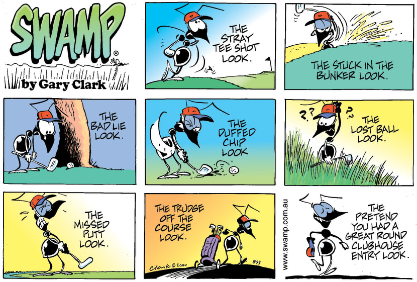 Swamp Cartoon - Golf AntOctober 1, 2000