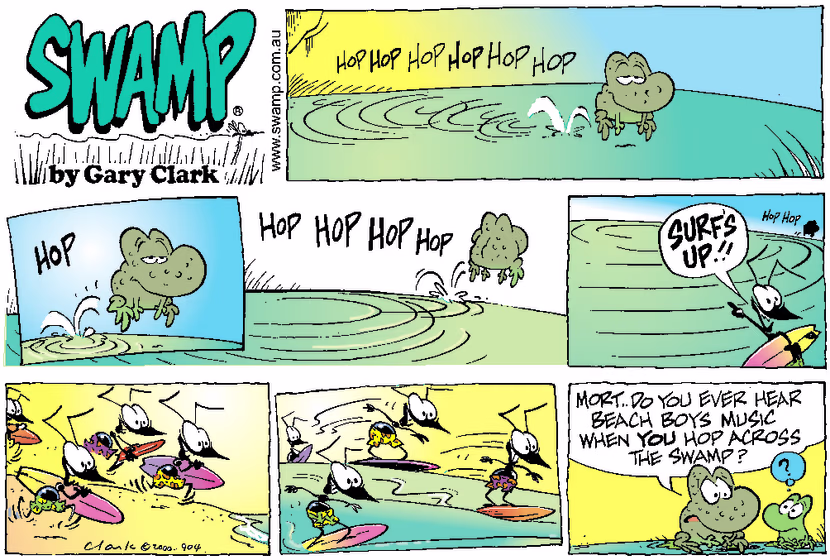 Swamp Cartoon - Making WavesNovember 5, 2000