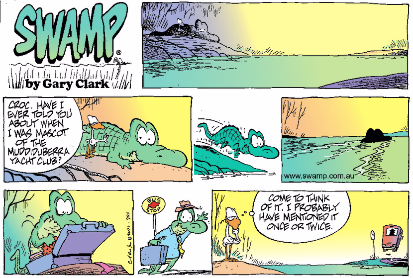 Swamp Cartoon - Another Yacht StoryNovember 12, 2000