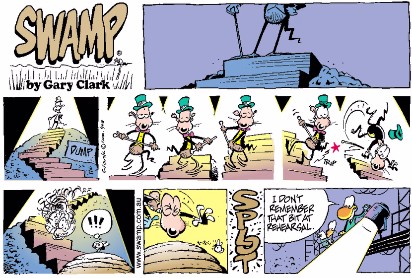 Swamp Cartoon - Rat ShowDecember 3, 2000