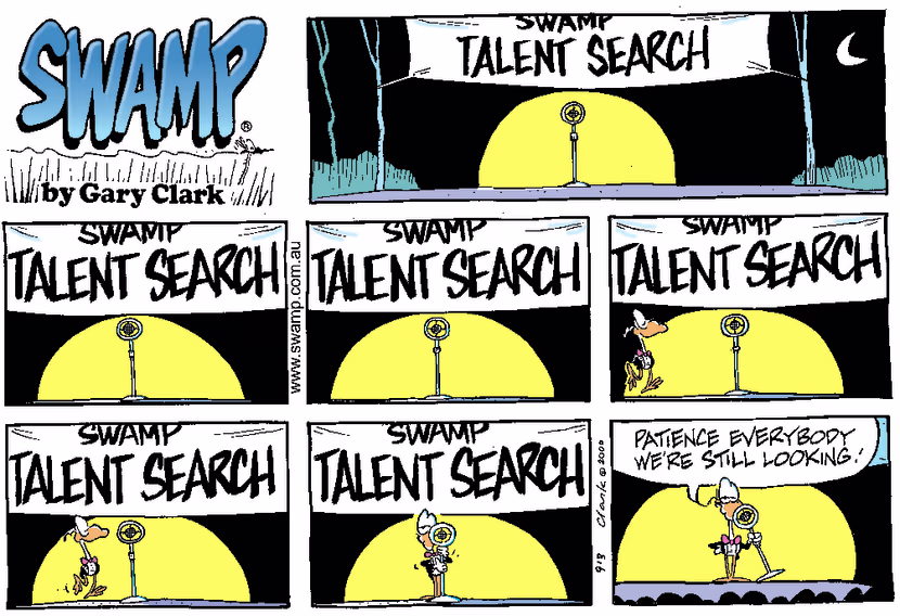 Swamp Cartoon - Swamp Talent SearchJanuary 7, 2001