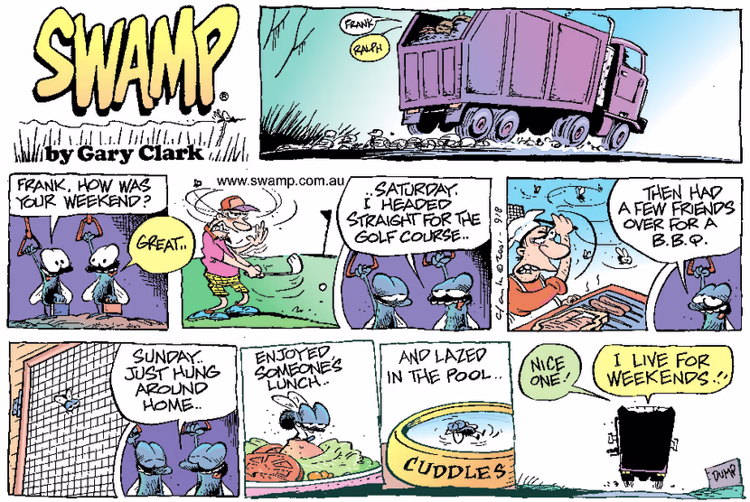 Swamp Cartoon - Nice WeekendFebruary 11, 2001