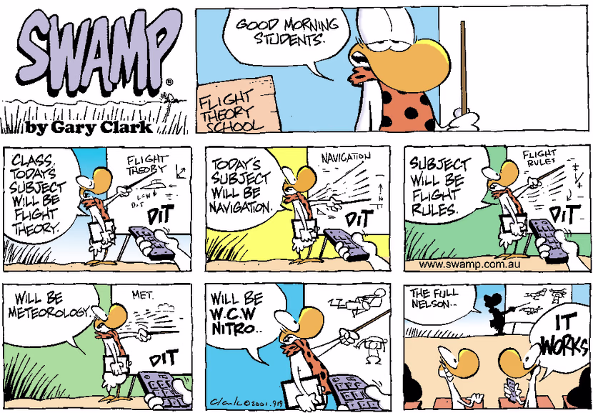 Swamp Cartoon - Classroom ControlFebruary 18, 2001
