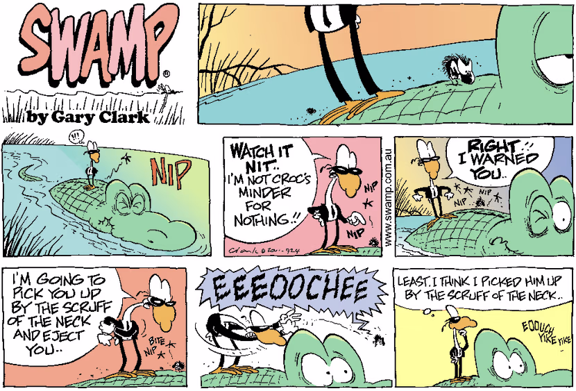 Swamp Cartoon - Nit FlickMarch 25, 2001