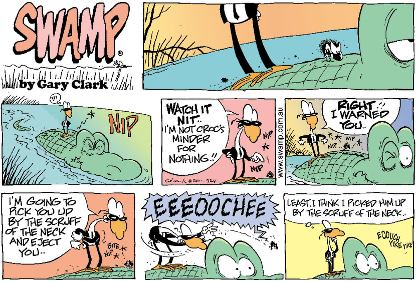 Swamp Cartoon - Nit FlickMarch 25, 2001