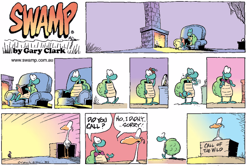 Swamp Cartoon - Lonley LoveApril 29, 2001