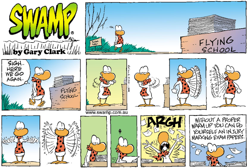 Swamp Cartoon - Exam Warm UpJuly 1, 2001