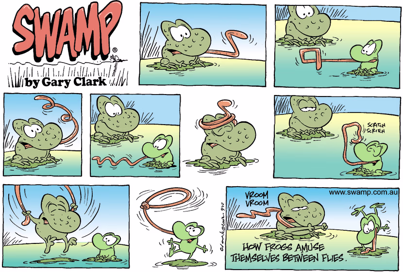 Swamp Cartoon - Tongue TwistersMarch 17, 2002