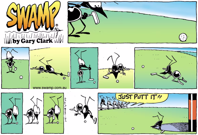 Swamp Cartoon - ConcentrationMarch 24, 2002
