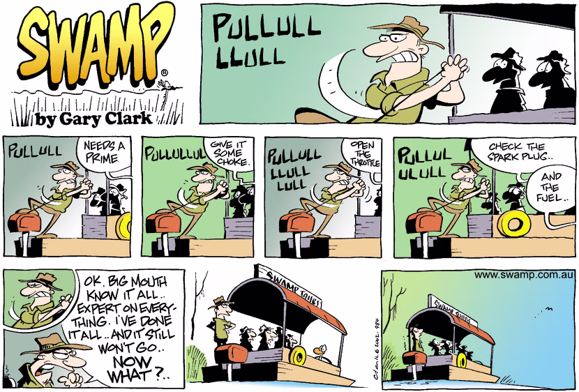 Swamp Cartoon - Tour TemperMay 19, 2002