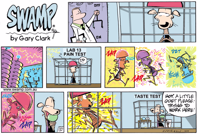 Swamp Cartoon - Tested for Pain ToleranceApril 9, 2023