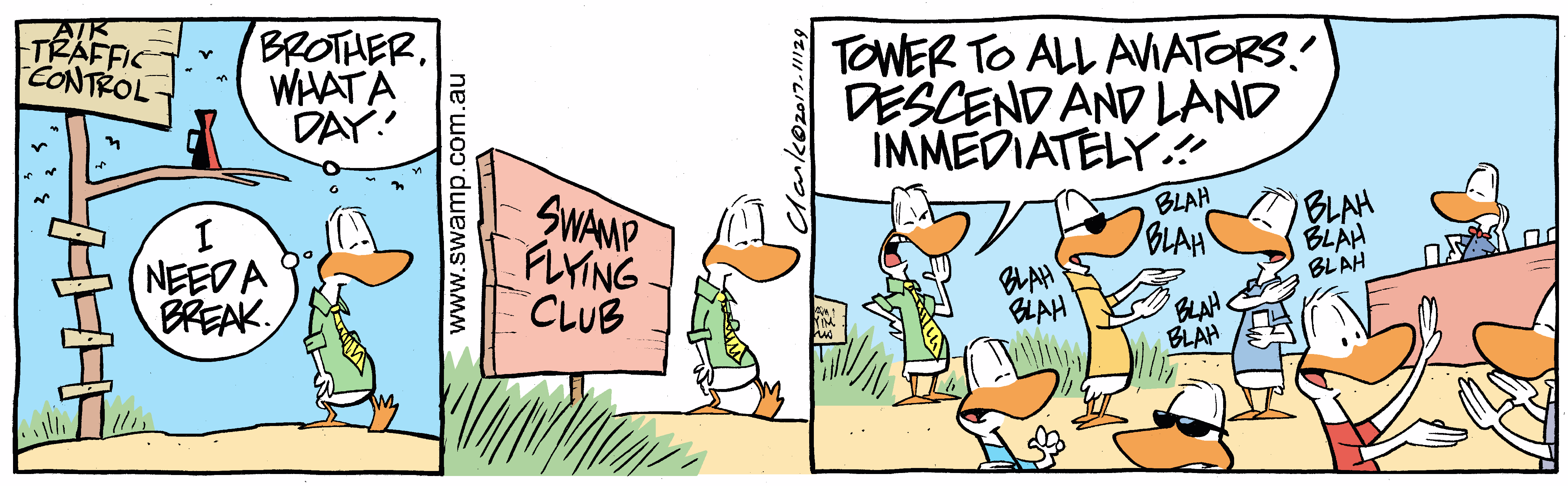 Need a Break Colour Cartoon