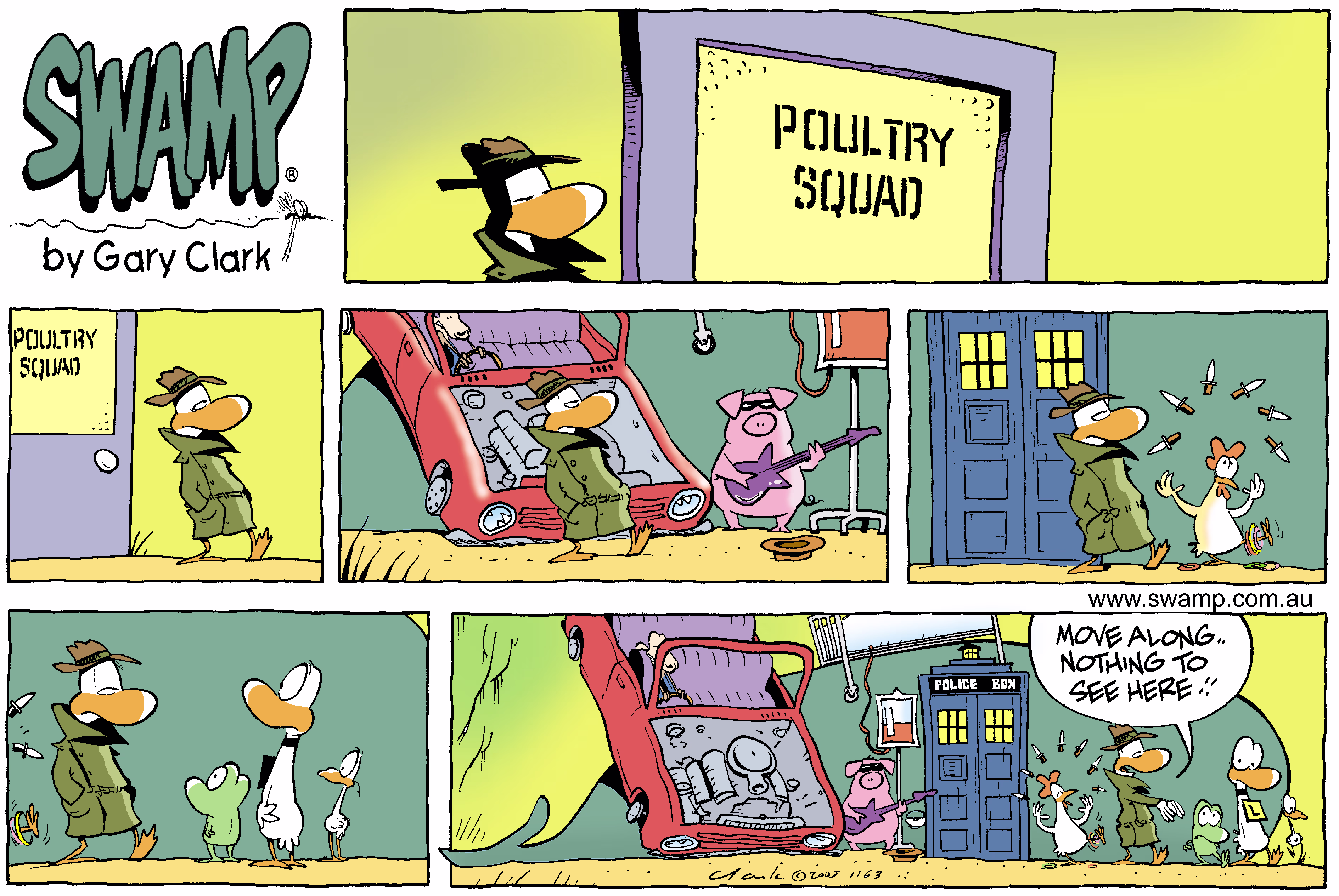 Strange Happenings Colour Sunday Cartoon