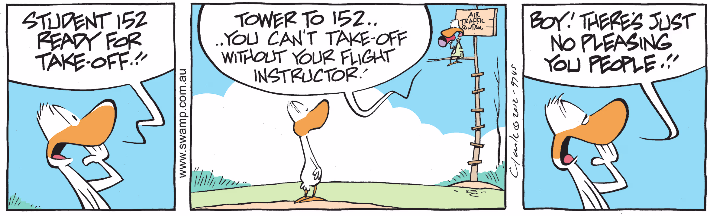 Tower to Student Colour Cartoon