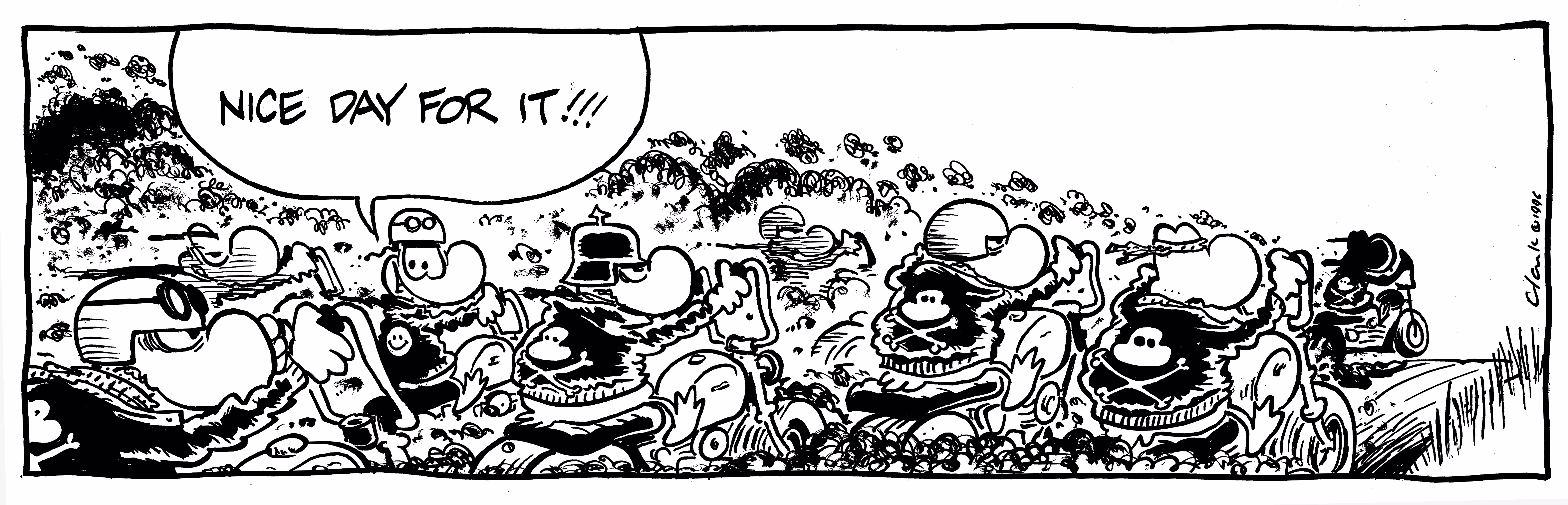 Nice Day For it Cartoon