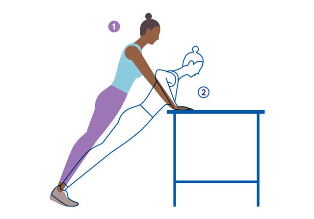 desk push ups