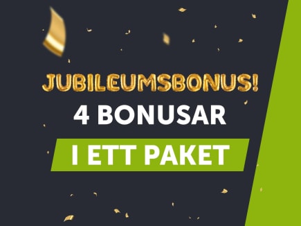 Bonusar på casino, livecasino, free spins och sport när ComeOn firar 12