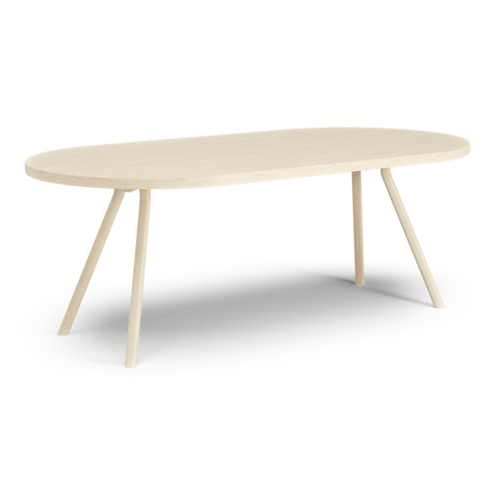 Bespoke Angle oval 200 x 100 height 72 cm