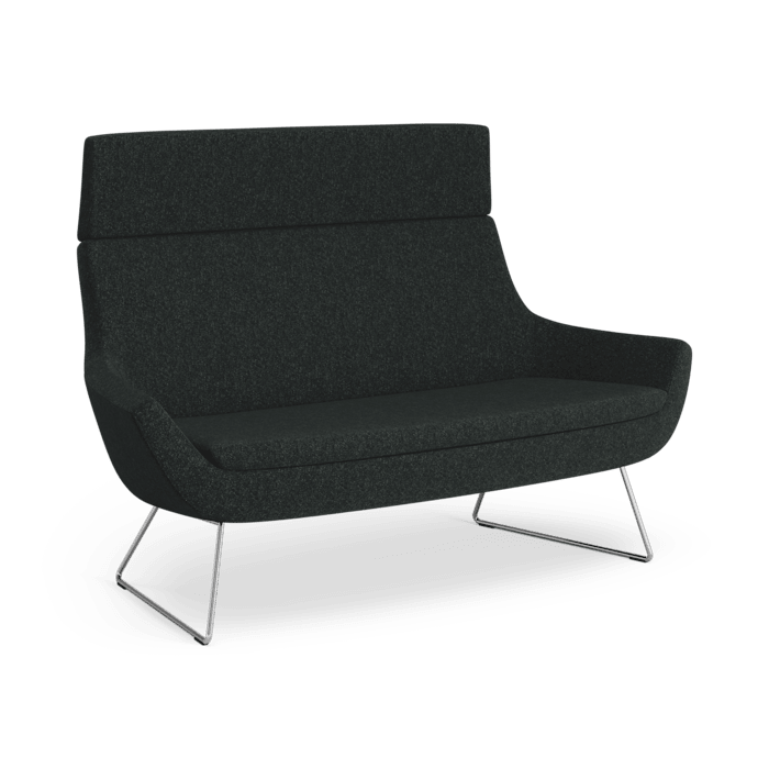 Happy 2-sits soffa hög